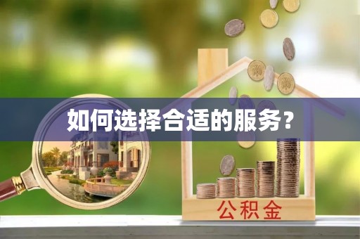 双峰如何选择合适的服务？