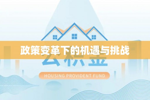 双峰政策变革下的机遇与挑战