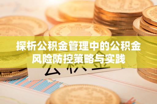 双峰探析公积金管理中的公积金风险防控策略与实践